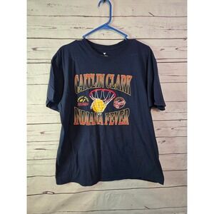 Fanatics Caitlin Clark Indiana Fever WNBA #1 Draft Pick Navy Graphic T-Shirt XL